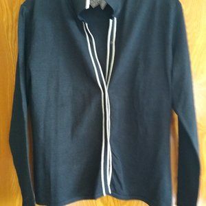 Black and White Silk/Nylon sweater